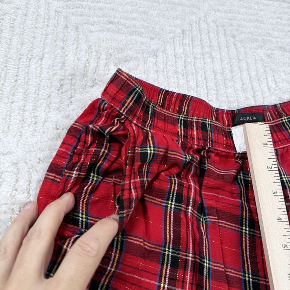J Crew Pajama Pants Womens S Red Plaid Holiday Lounge Cabincore Lagenlook - Picture 6 of 13
